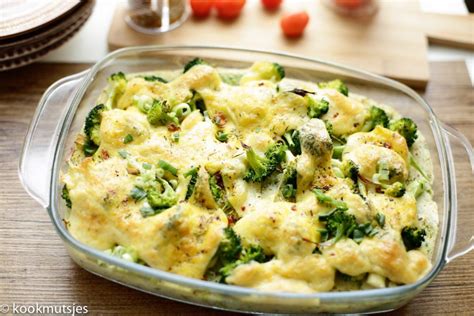 Broccoli Kaasschotel Kookmutsjes Recept Vegetarische Recepten