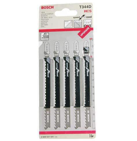 Пилки для лобзика BOSCH T344D (по дереву) 5шт. | цена - купить с ...