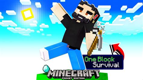 Play ONE BLOCK SKYBLOCK In Minecraft Bedrock Edition Xbox One MCPE