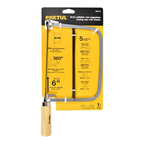 Arco Calador Con Segueta De Pulgadas Acero Pretul The Home Depot M Xico