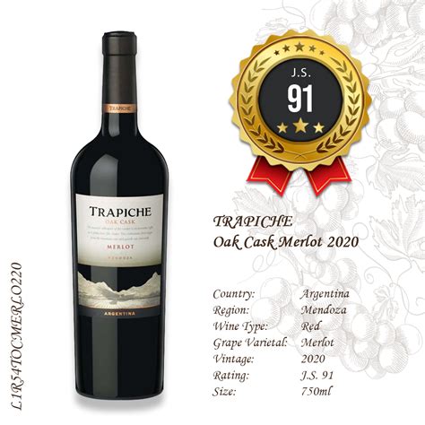 Trapiche Oak Cask Merlot 2020