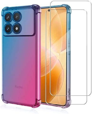 Wrtbs Funda Para Xiaomi Poco X Pro G Case Con Mica De Vidrio Cristal