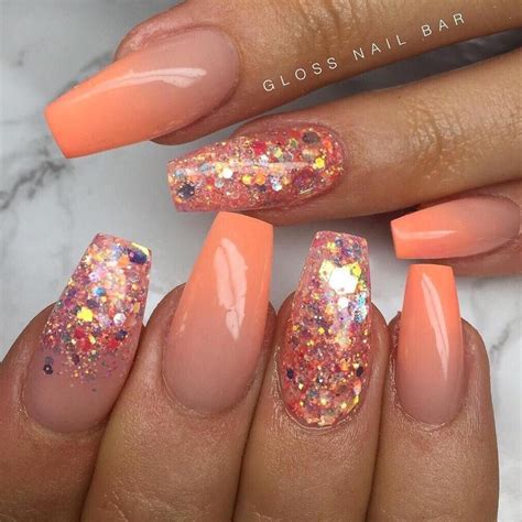 Obsessed With This Muted Orange Ombré 😍🍊 This ‘romantic Coral Shade