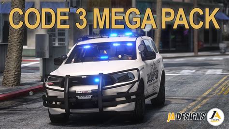 2021 Code 3 Mega Pack Ja Designs Youtube