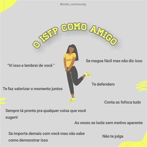 O Isfp Como Amigo Tipos De Personalidade Mbti Eneagrama