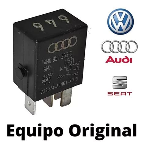 Relevador Relay Vw Audi Seat H C Original Meses Sin