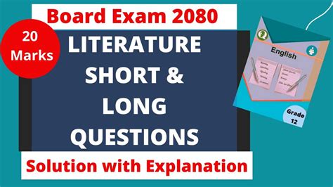 Class English Model Question Solution With Explanation Neb