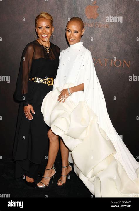 Los Angeles California Usa 30th Nov 2022 L R Adrienne Banfield Norris And Jada Pinkett