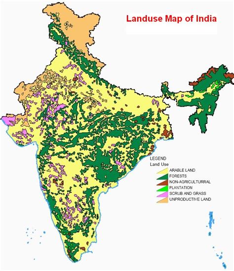 Major Crops Of India Map