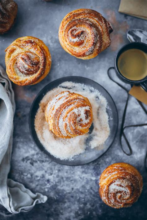 Einfaches Cruffins Rezept mit Marzipanfüllung