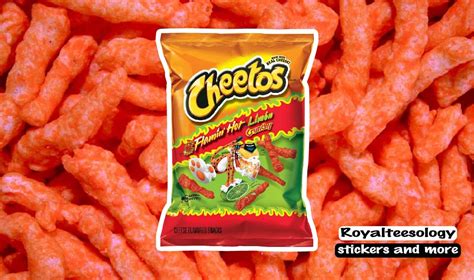 Hot Cheetos Sticker Decal Fun Funny Sticker Cheetos Hot Etsy
