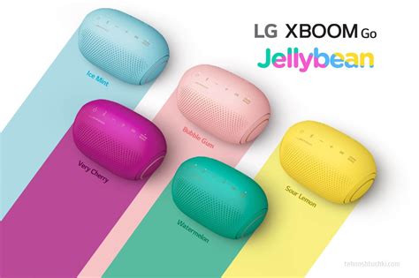 Новые колонки LG XBOOM Go Jellybean