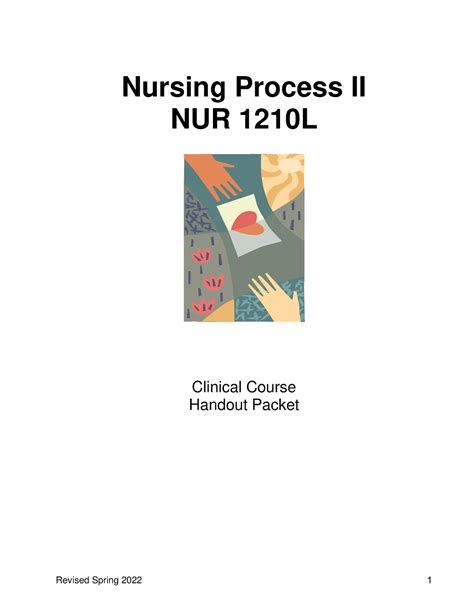 Nursing Process Ii Manual Revised Spring 2022 1 Nursing Process Ii