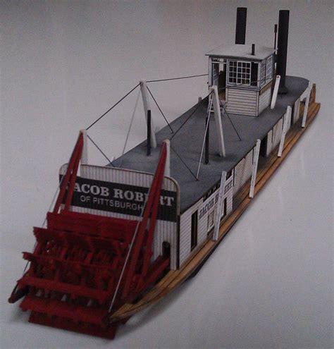 Ho Scale 187 Western River Towboat Custom Traintroll Model