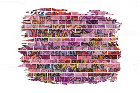 Graffiti Brick Wall Sublimation Clipart Png 21444276 Png