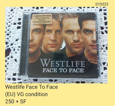 Westlife Face To Face CD (unsealed) on Carousell