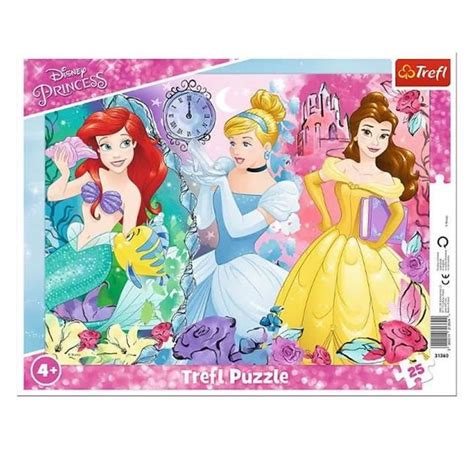 Trefl Puzzle Cadre Disney Princess 25 Pieces