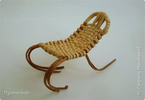 Плетение из газет. МЕБЕЛЬ ДЛЯ КУКОЛ