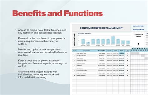 Construction Project Management Template in Excel, Google Sheets ...