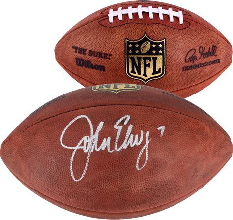 John Elway Denver Broncos Autographed Wilson NFL Football