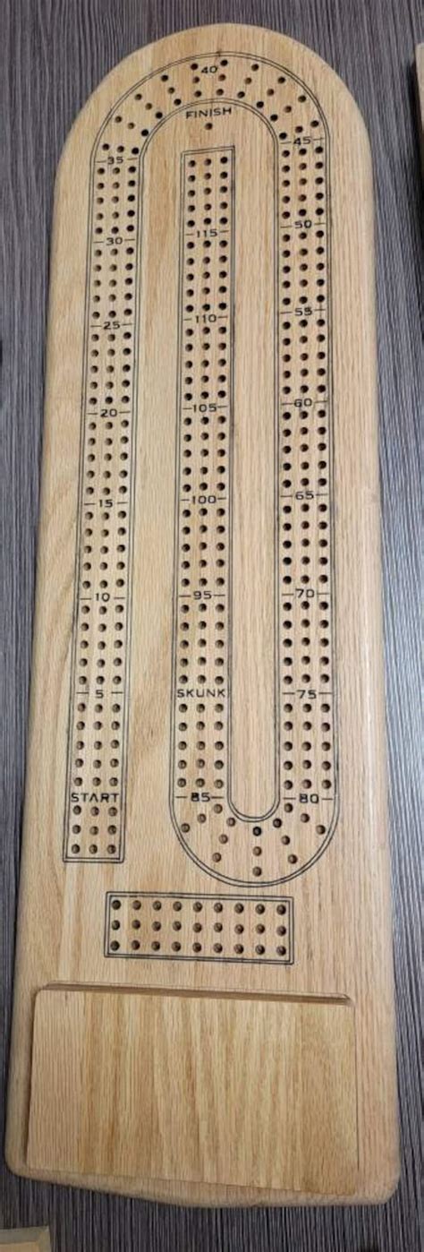 Cribbage Board Vector Etsy