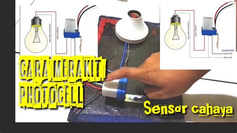 Cara Merakit Photocell Sensor Cahaya Youtube