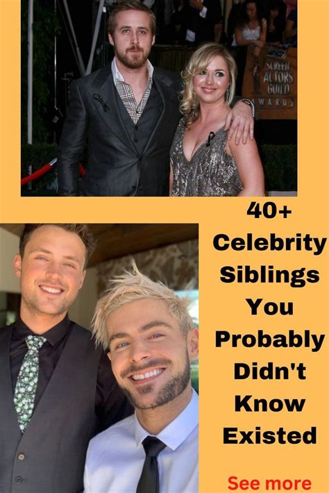 40 Celebrity Siblings You Probably Didnt Know Existed Brad Pitts