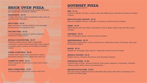 Craft Pizza Digital Menu Board Template By Musthavemenus