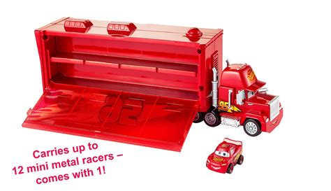 Disney Pixar Cars Mini Racers Mack Transporter with Mini Lightning ...