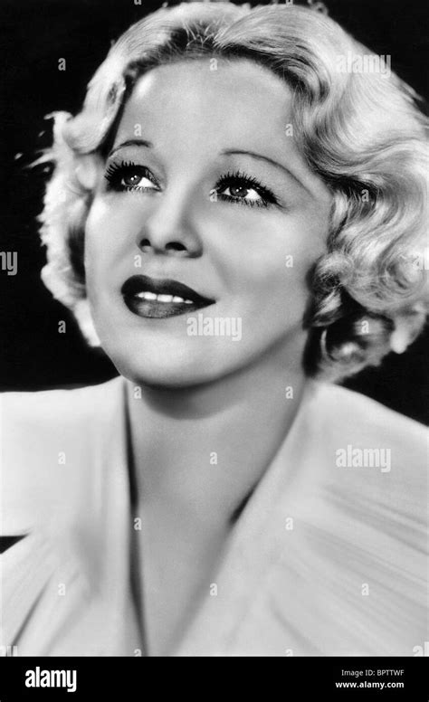 Glenda Farrell Actress 1934 Stock Photo Alamy