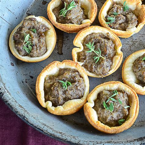 Savory Mushroom Tartlets | Garlic & Zest