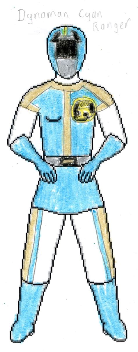 Dynaman Cyan Ranger Ranger Power Rangers Character