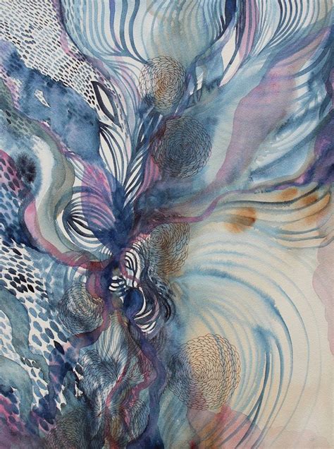 Helen Wells Watercolor Ink On Art Paper Calm Waters