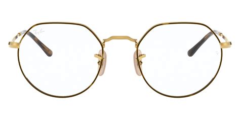 Ray Ban Jack Rx Havana On Arista Eyeglasses