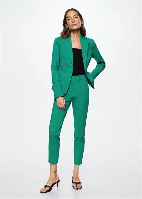 Trajes De Chaqueta De Mujer De Mango Para Un Look De Oficina