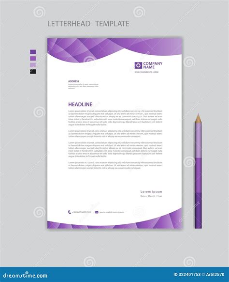 Professional Letterhead Template Company Letterhead Design Minimalist