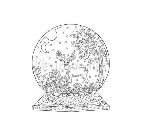 Snow Globe Sketch At Explore Collection Of Snow Globe Sketch