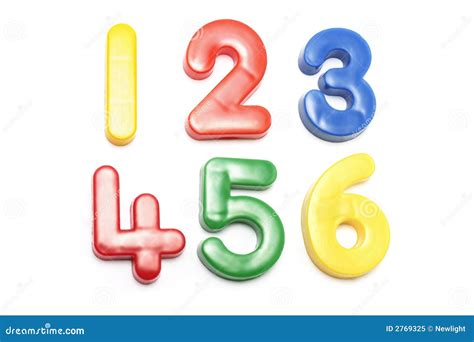 Plastic Numbers Royalty Free Stock Photo - Image: 2769325