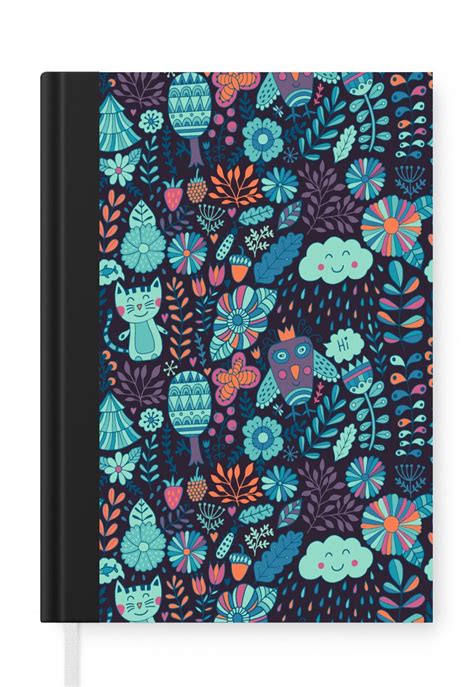 Carnet Cahier D Criture Motifs Hibou Animaux For T Carnet