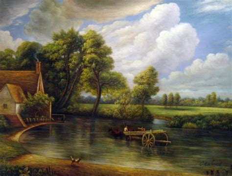 The Hay-Wain Painting by John Constable Reproduction | iPaintings.com