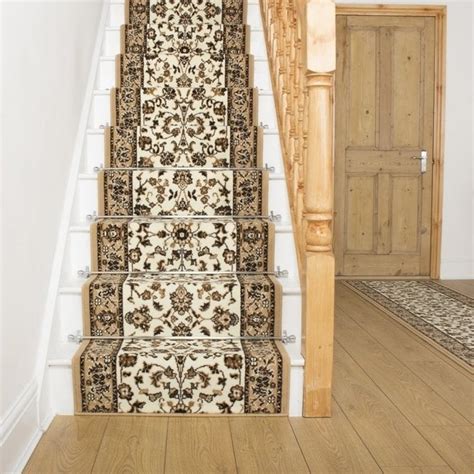 Ottoman Beige Stair Runners Stair Carpet Runners From Carpet Runners