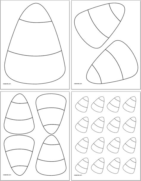 Free Printable Candy Corn Templates The Artisan Life