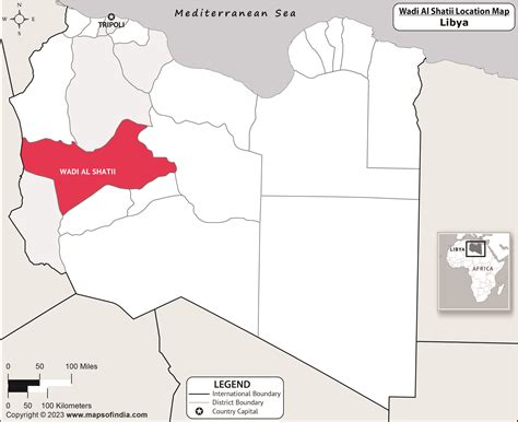 Where is Wadi Al Shatii Located in Libya? | Wadi Al Shatii Location Map in the Libya