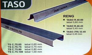 Harga Baja Ringan Taso Terbaru Dan Terlengkap