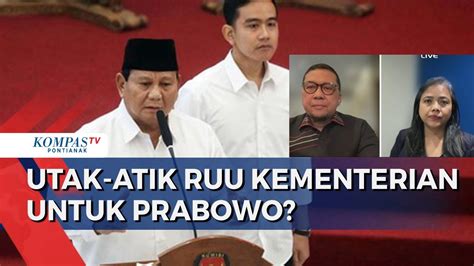 Isu Presiden Terpilih Prabowo Akan Tambah Menteri UU Kementerian