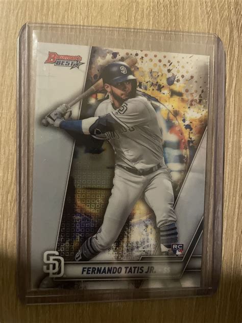 Fernando Tatis Jr 2019 Bowman S Best 58 Base Rookie Card RC Padres