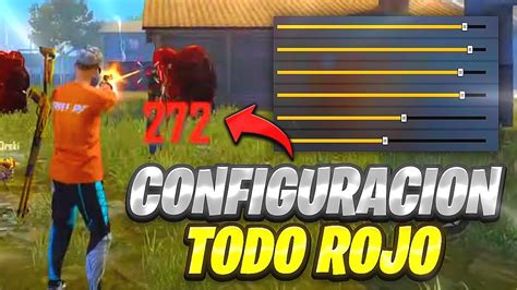 Sensibilidad Free Fire Con Seguimiento A La Cabeza😱 Para Dar Todo Rojo En La Nueva