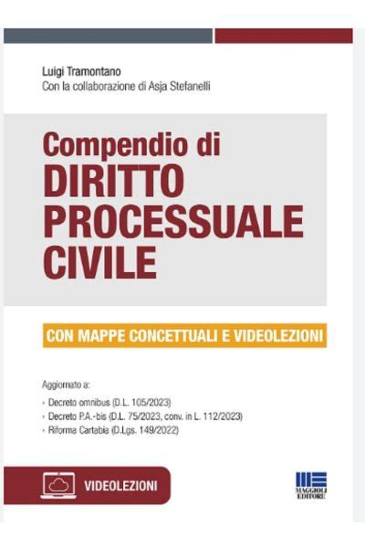 Compendio Di Diritto Processuale Civile Con Mappe Concettuali E