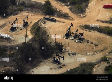 Oil Pumpjacks Inglewood Oil Field In The Middle Of Los Angeles