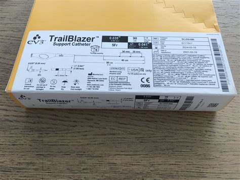 New EV3 SC-035-090 TrailBlazer Support Catheter 5F (5/Box) Disposables ...